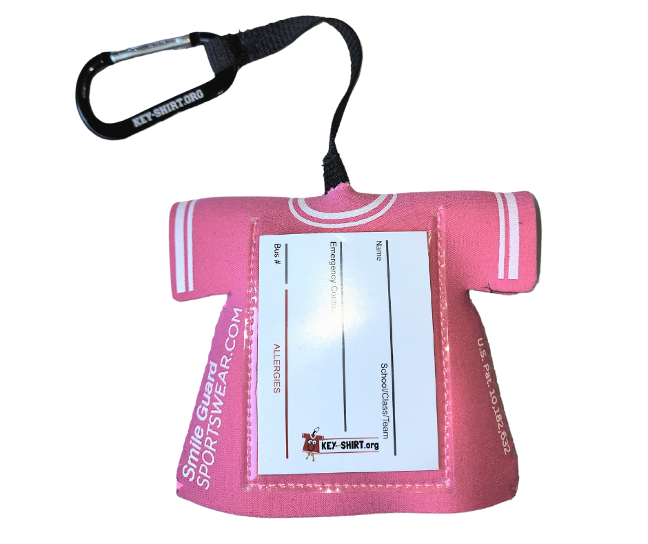 Field Hockey Mouth Guard Holder - light pink