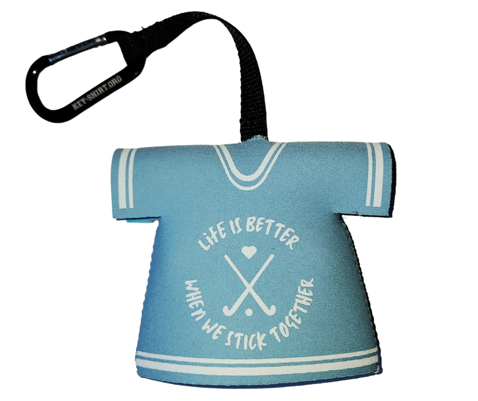 Field Hockey Mouth Guard Holder - light blue